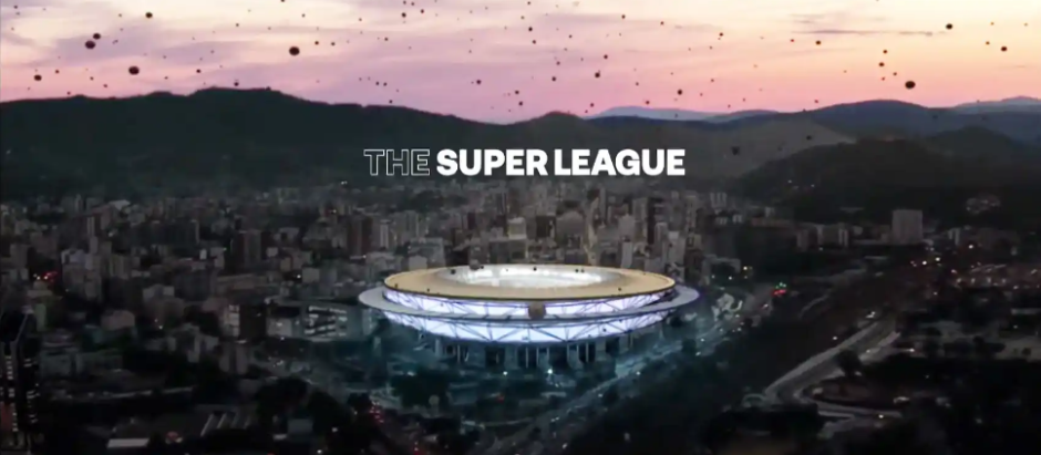 Imagen promocional del proyecto de la Superliga del fútbol