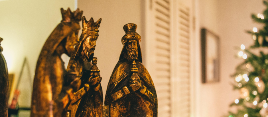 Figuras de los tres Reyes Magos