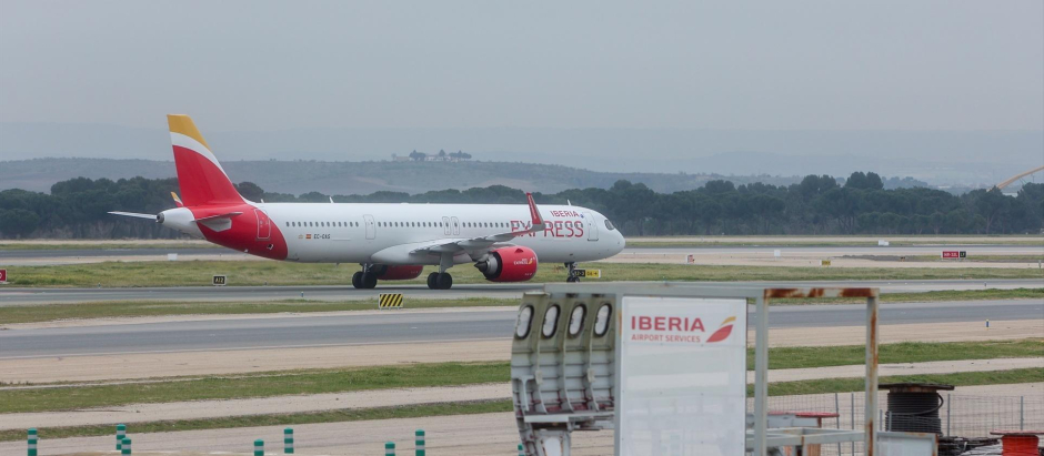 Avión de Iberia en Barajas