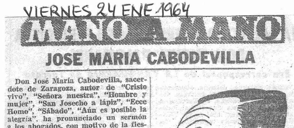 Homenaje a José Mª Cabodevilla