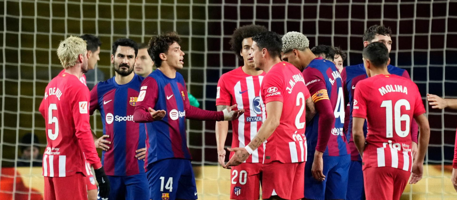 Imagen del duelo de Liga entre Barcelona y Atlético de Madrid, jugado hace unas semanas