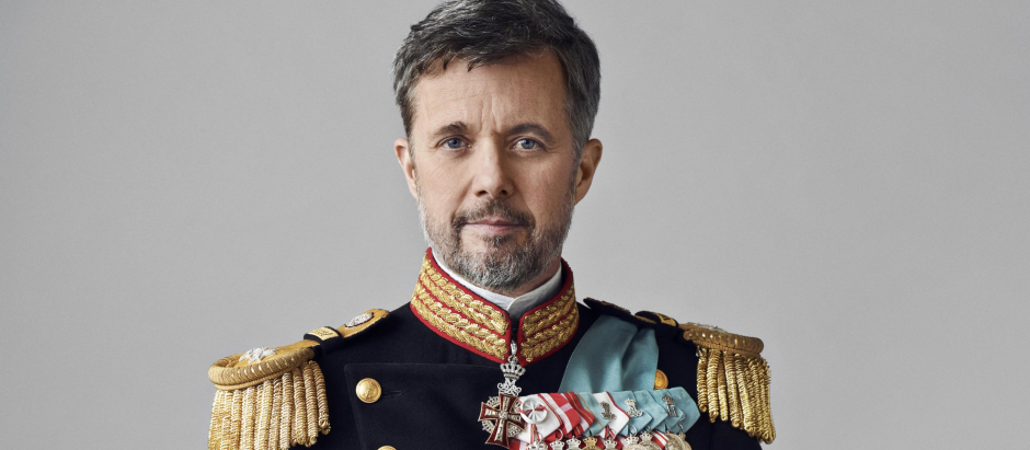 Retrato oficial de Federico de Dinamarca