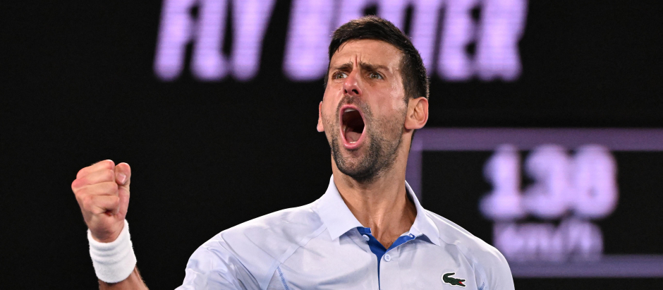 Novak Djokovic celebra su primer triunfo en Australia