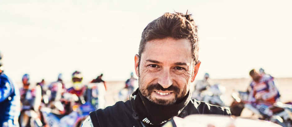 Carles Falcón, en una imagen en el Rally Dakar, prueba en la que ha perdido la vida