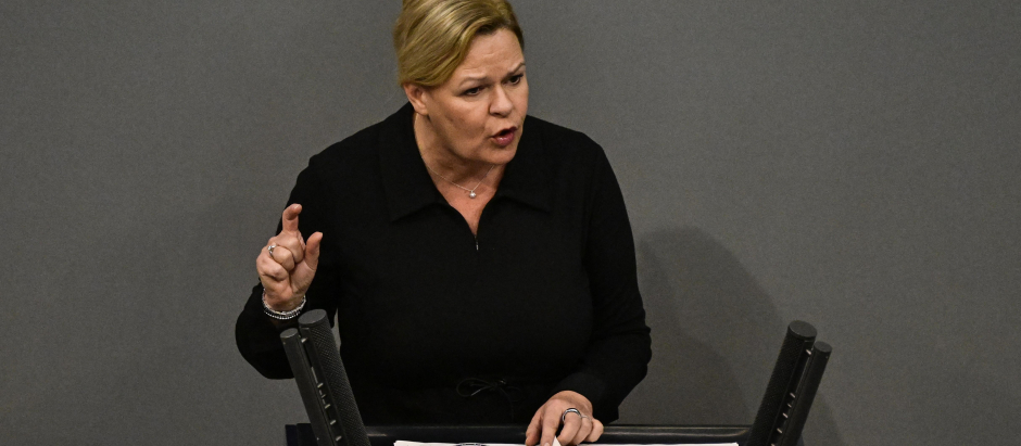 Nancy Faeser, ministra del Interior de Alemania