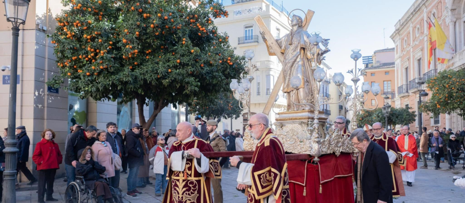 Imagen de archivo de la procesión de San Vicente Mártir en Valencia