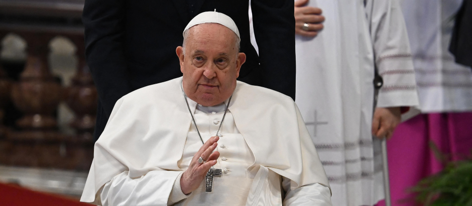 El Papa, en una imagen de este domingo 21 de enero