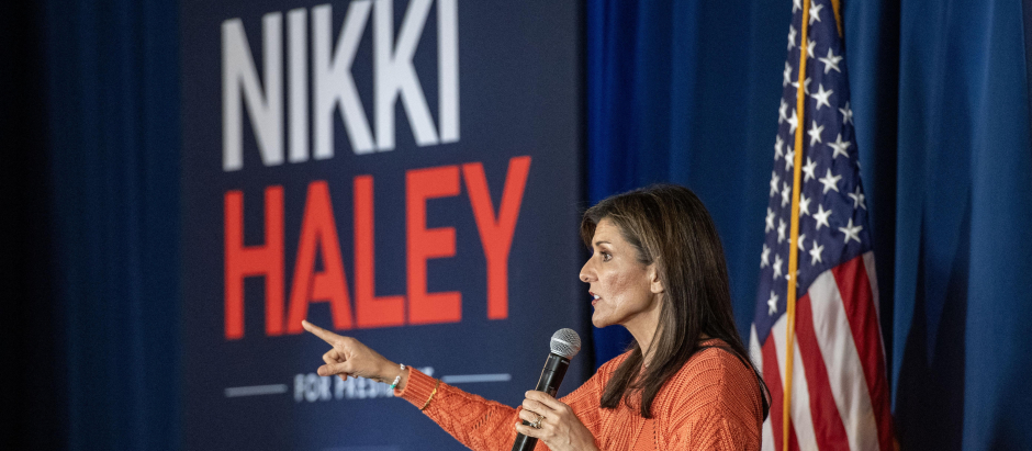 Nikki Haley aspirante a la candidatura republicana a la presidencia de EE.UU.