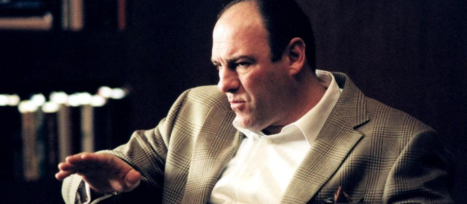 James Gandolfini, en su papel de mafioso en Los Soprano