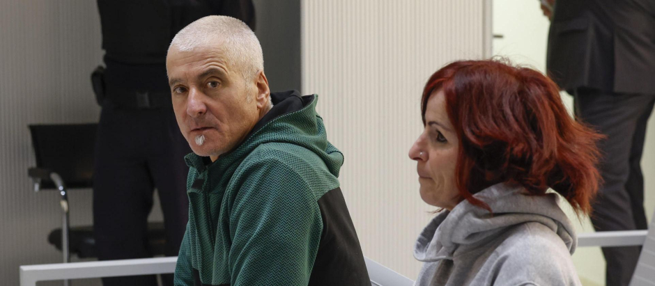 García Gaztelu 'Txapote' e Irantzu Gallastegui, durante el juicio por el asesinato del concejal del PP, Manuel Zamarreño