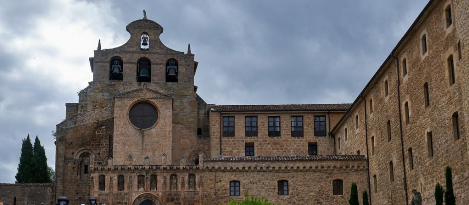 Exterior del monasterio de San Salvador de Oña, en Burgos