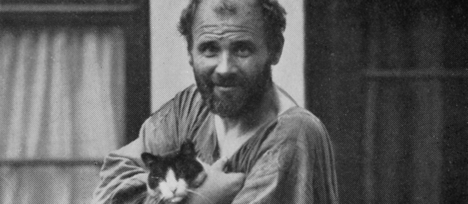 Gustav Klimt en el año 1915