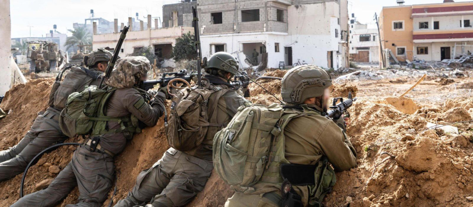 Miembros de las Fuerzas de Defensa de Israel (FDI), en Gaza