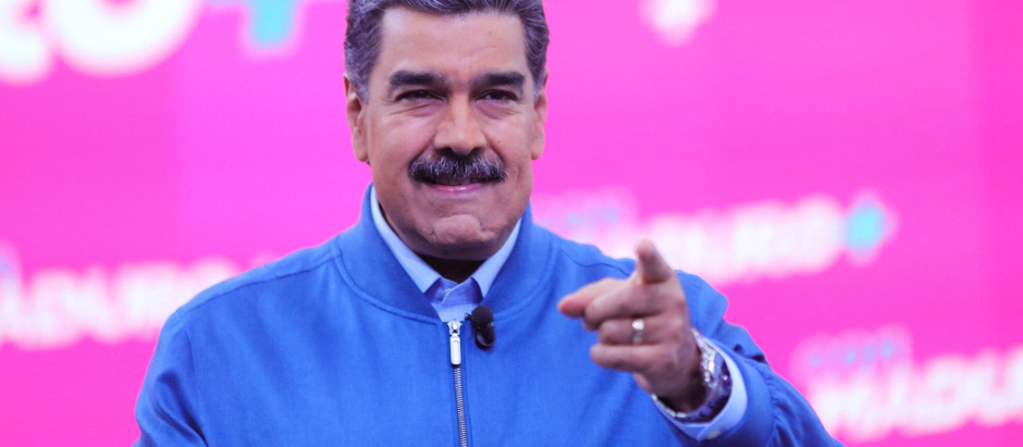 Nicolás Maduro, hablando durante su programa de televisión