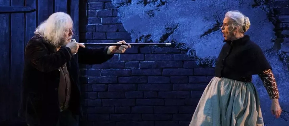 Imagen del estreno de 'La rosa del azafrán', en el Teatro de la Zarzuela