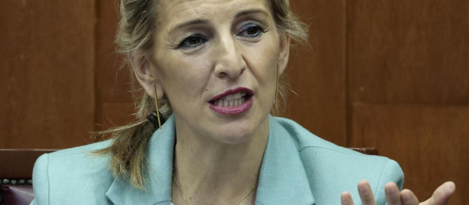 La vicepresidenta segunda de España, Yolanda Díaz