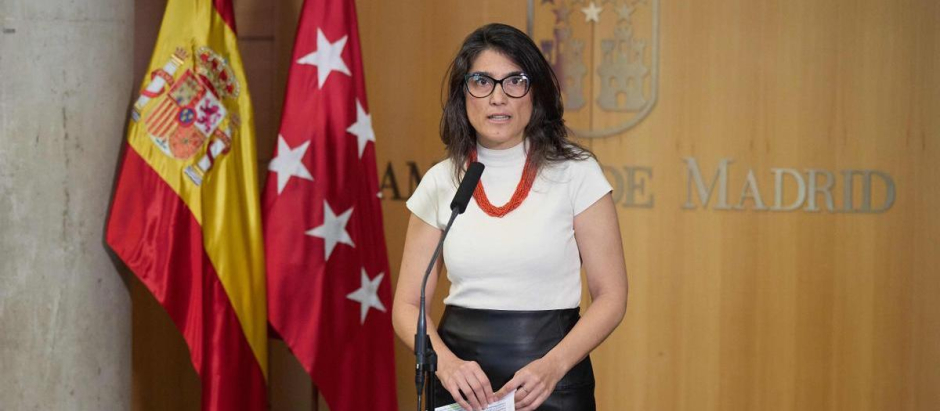 La portavoz de Más Madrid en la Asamblea de Madrid, Manuela Bergerot