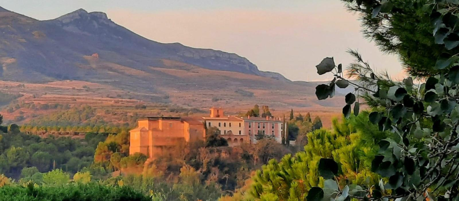 Vista del Monasterio de Vico, en La Rioja