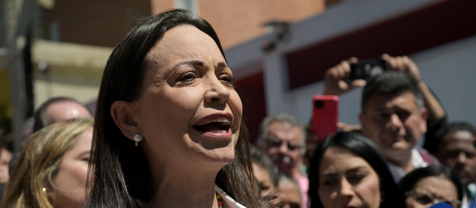 La líder de la oposición venezolana, María Corina Machado