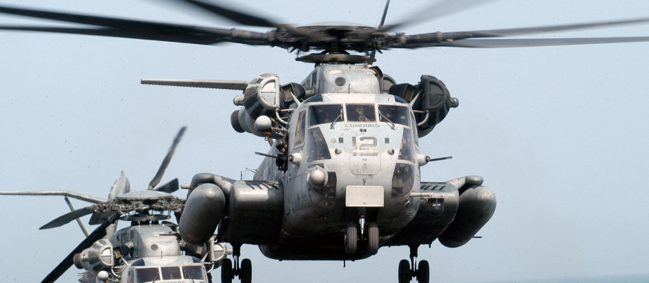 Helicóptero CH-53E Super Stallion similar al siniestrado