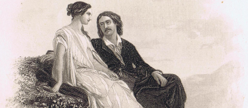 Minna Troil y el Capitán Cleveland, en una ilustración de 1879