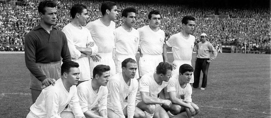 Foto de archivo de Ladislao Kubala en el Real Madrid