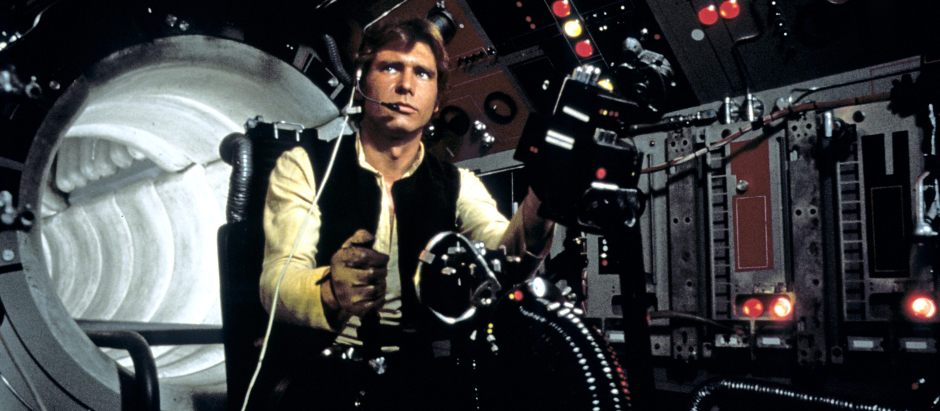 Harrison Ford, como Han Solo en La guerra de las galaxias