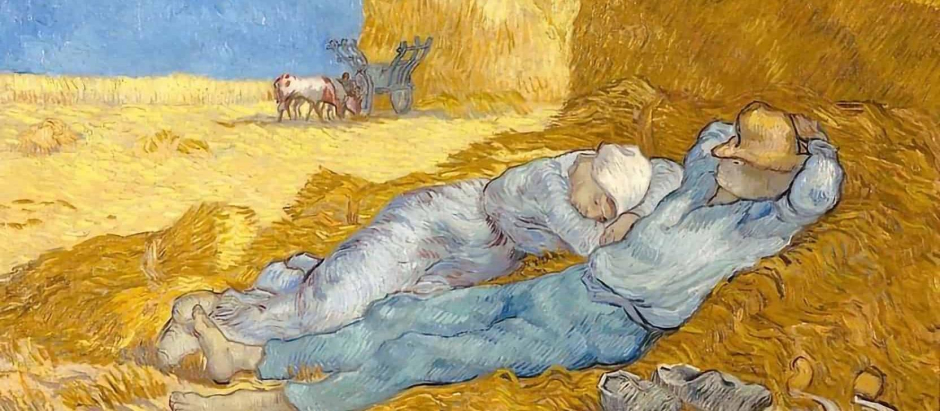 'La siesta (después de Millet)', de Vincent Van Gogh