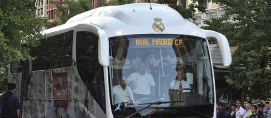 Imagen de archivo del autobús del Real Madrid