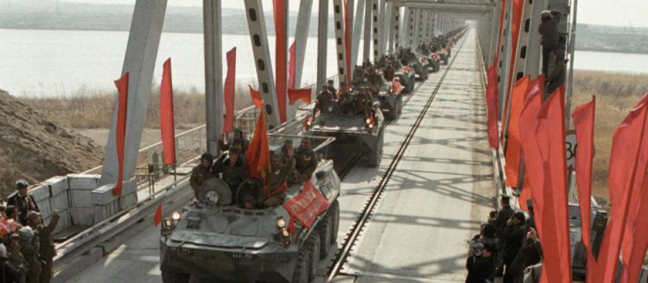 La última columna de las Fuerzas Armadas Soviéticas