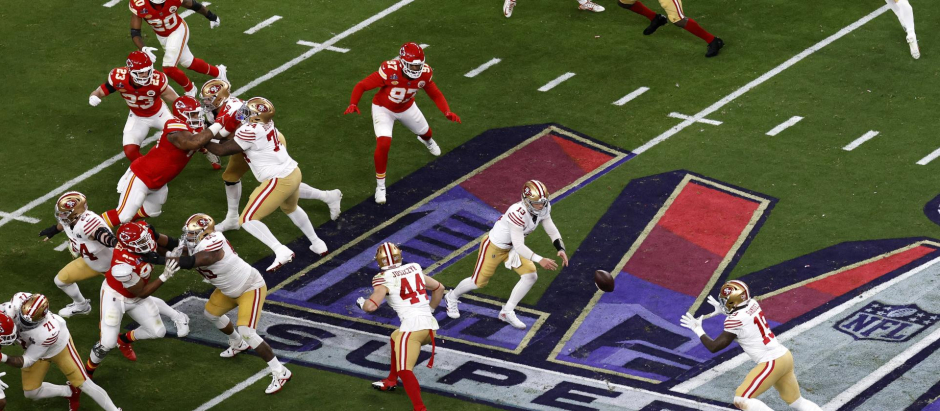 Imagen de la Super Bowl de este año entre Kansas City y San Francisco
