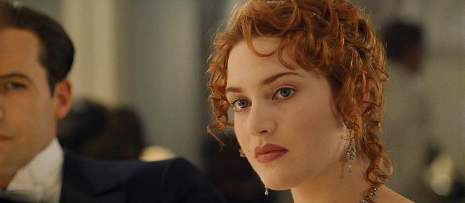 Kate Winslet, en su papel de Rose para la película Titanic