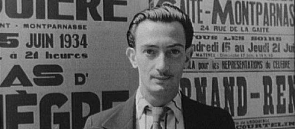 Salvador Dalí en París en los años 30