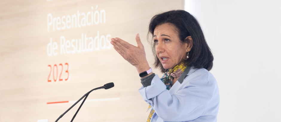 La presidenta del Banco Santander, Ana Botín