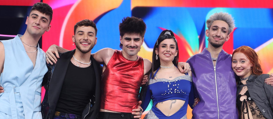Juanjo, Lucas, Martín, Naiara, Paul y Ruslana, los seis finalistas de Operación Triunfo