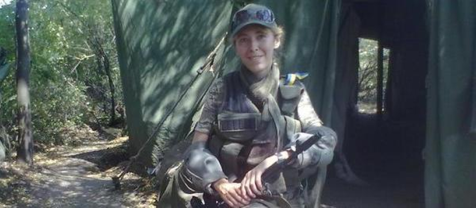 La francotiradora ucraniana Olena Bilozerska