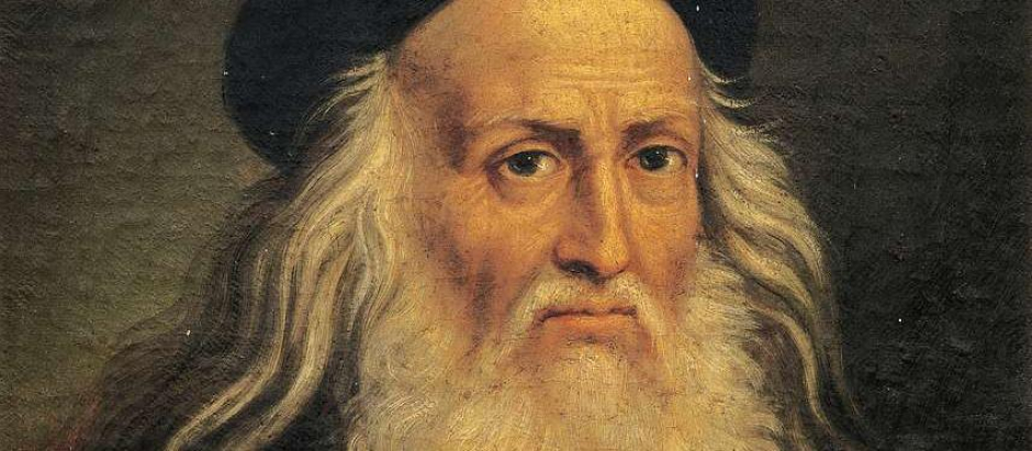 Retrato de Leonardo da Vinci, obra de Lattanzio Querena