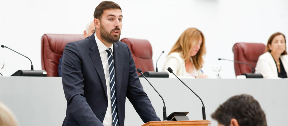 El presidente de Vox en la Región de Murcia, y diputado en la Asamblea, José Ángel Antelo