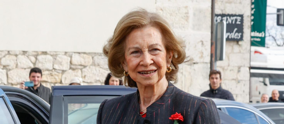La Reina Sofía, en una imagen tomada en Burgos el pasado noviembre