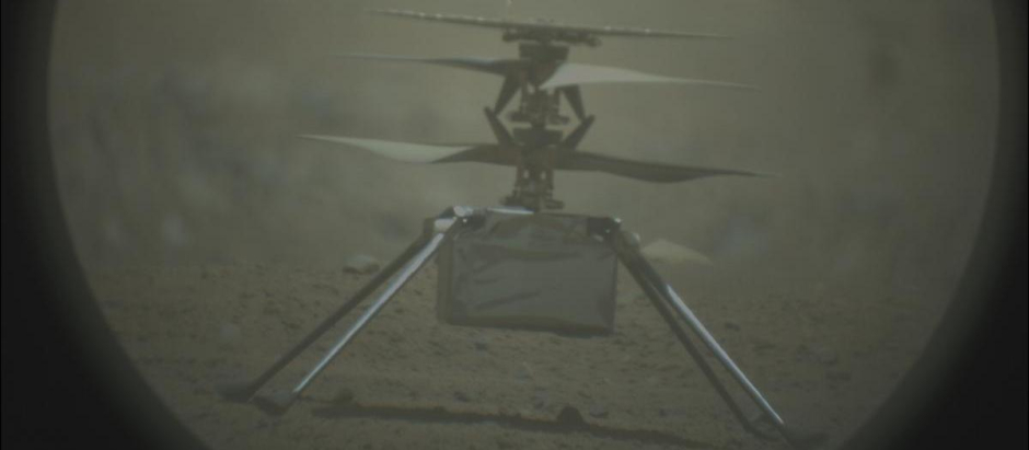 El helicóptero Ingenuity en Marte