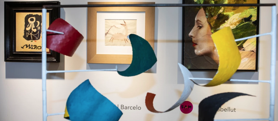Obras de Miró o Barceló en el Salón de Arte Moderno de Madrid