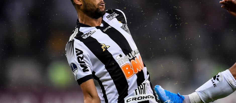 Gêuvanio, jugador del Atlético Mineiro, en un partido de las semifinales de la Copa Sudamericana