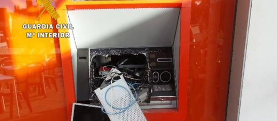 Cajero automático robado en Mijas (Málaga)