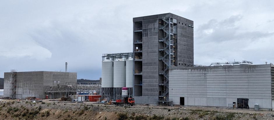Obras de la nueva fábrica de Estrella Galicia en Arteixo (La Coruña)