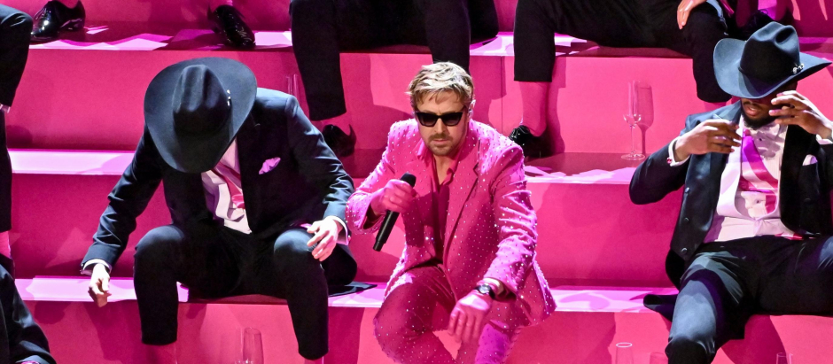 Ryan Gosling, en la presentación de I´m Just Ken en los Oscar