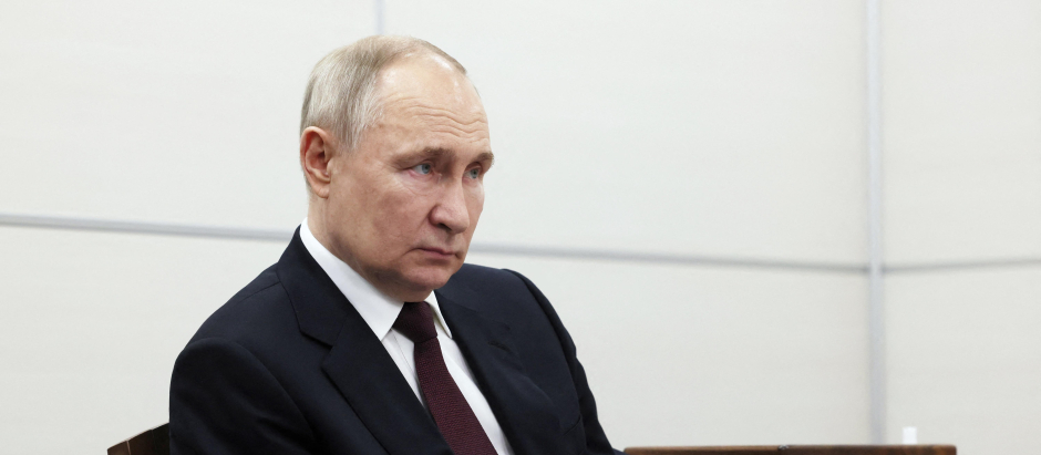 El presidente ruso, Vladimir Putin, durante una reunión