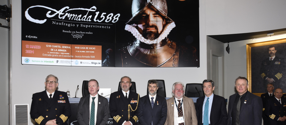 Proyección de la película en memoria de la Armada Invencible en Irlanda en el Instituto de Historia y Cultura Naval