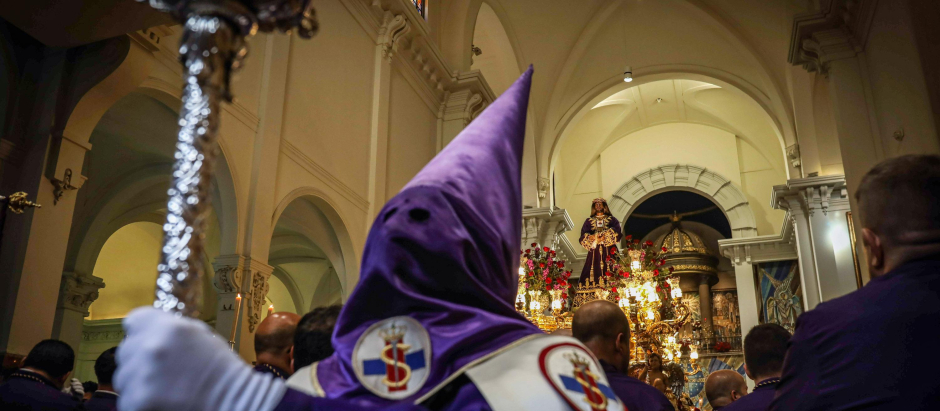 Nazareno de la Cofradía de Jesús de Medinaceli en Madrid