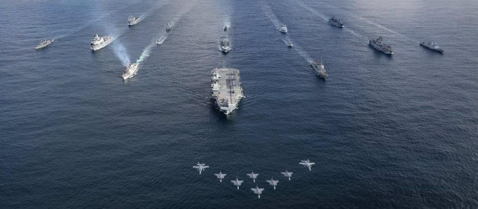 Impresionante exhibición de la capacidad marítima de la OTAN, con barcos y aviones en Nordic Response 24