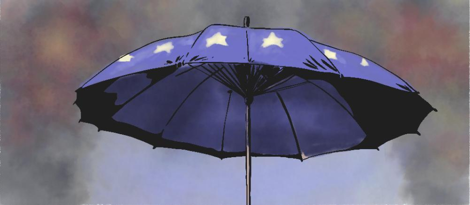 El paraguas de la Unión Europea